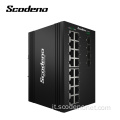 Scodeno L2 gestito 4 gigabit SFP 16 port gigabit poe ethert switch industrial